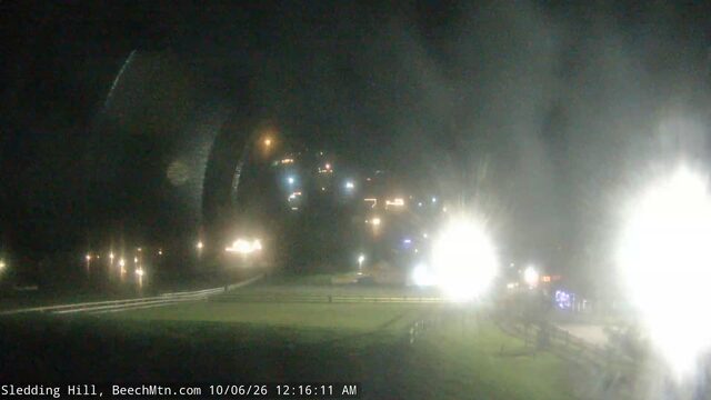 Beech Mountain Resort Sledding Hill webcam