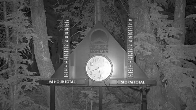 Big Sky Headwaters Snow Stake webcam