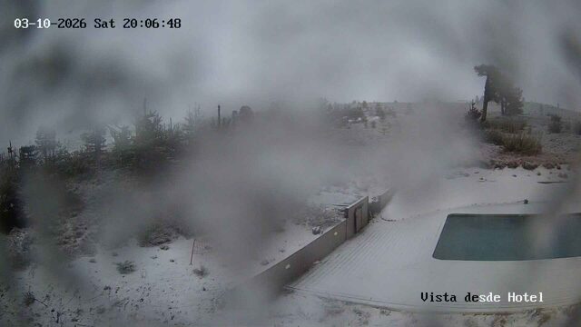 Corralco Vista desde Hotel webcam