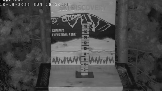 Discovery Ski Area Summit Snow Stake webcam