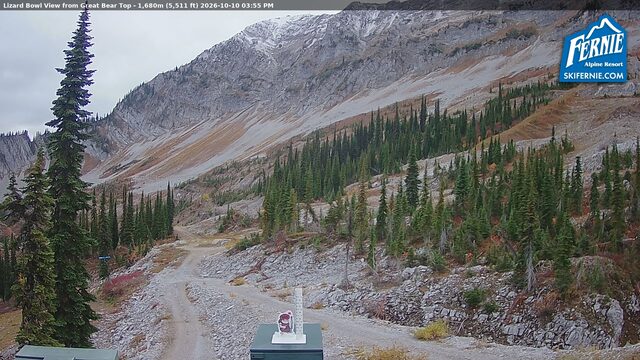 Fernie Lizard Bowl webcam
