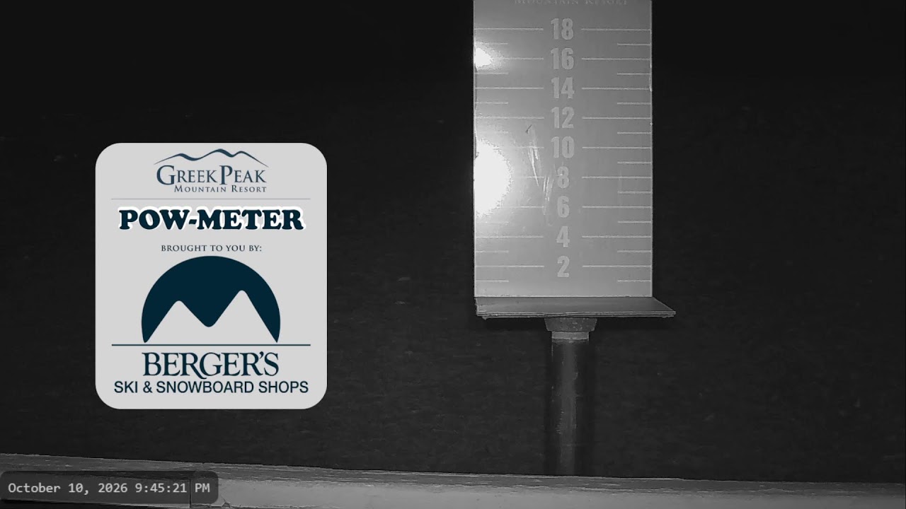 Greek Peak Pow-Meter Snowstake webcam