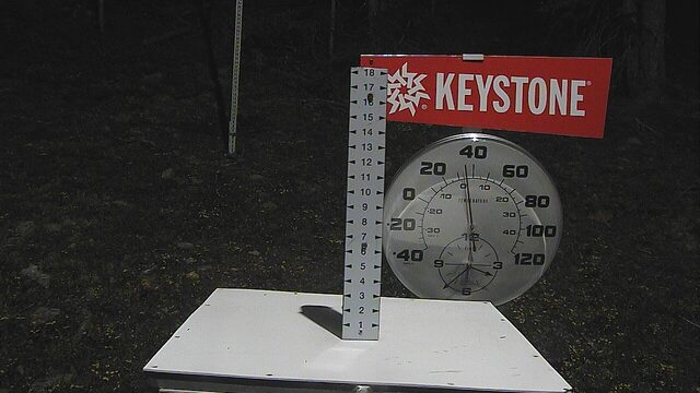 Keystone Snow Stake 5AM webcam