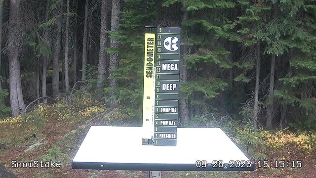 Copper Send-O-Meter Snow Stake webcam