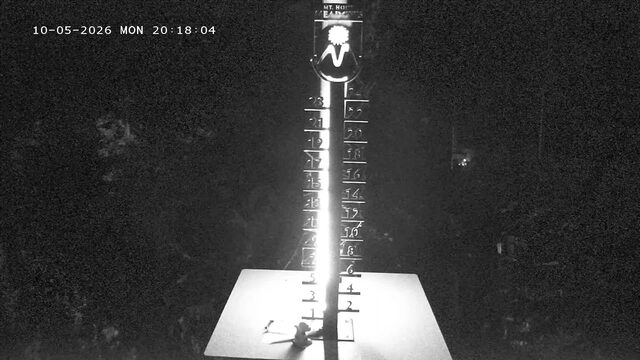 Mt. Hood Meadows Snow Stake webcam