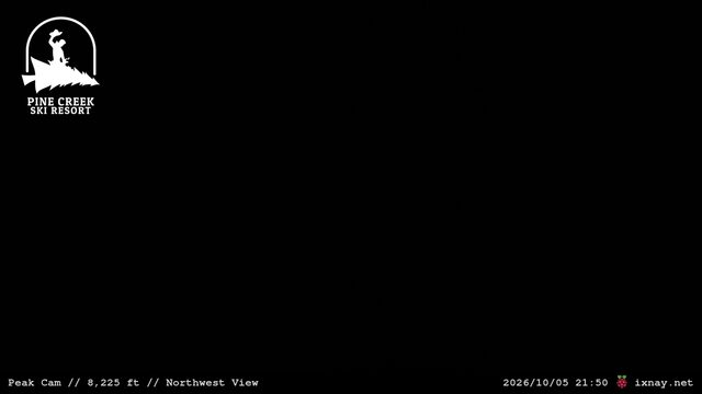 Pine Creek Peak webcam