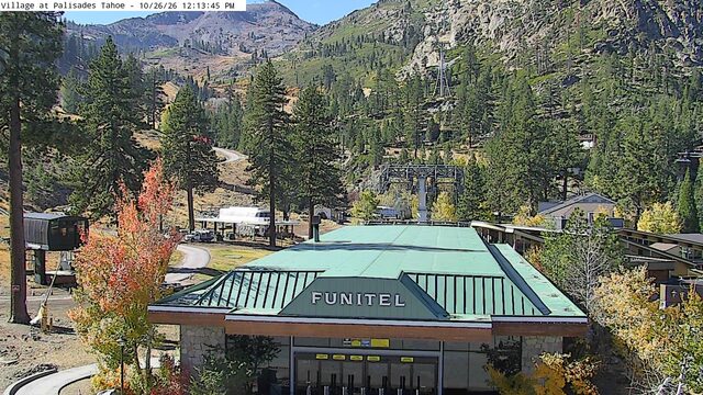 Palisades Tahoe Village Base webcam