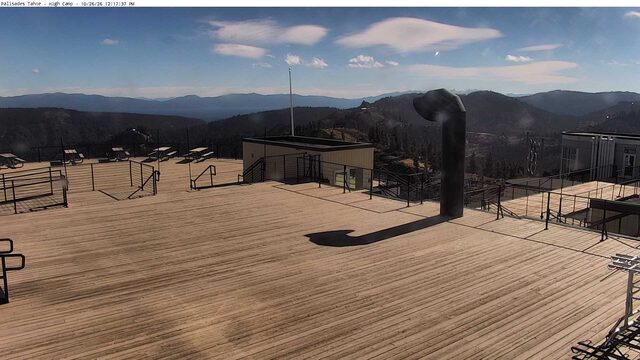 Palisades Tahoe High Camp Scope webcam
