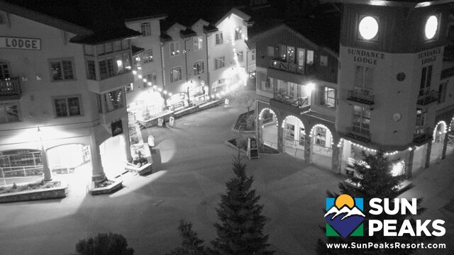 Sun Peaks Resort Village Clock Tower webcam