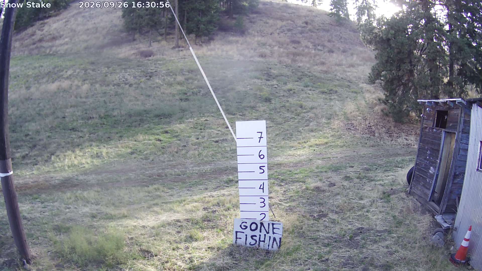 Badger Mountain Snow Stake webcam