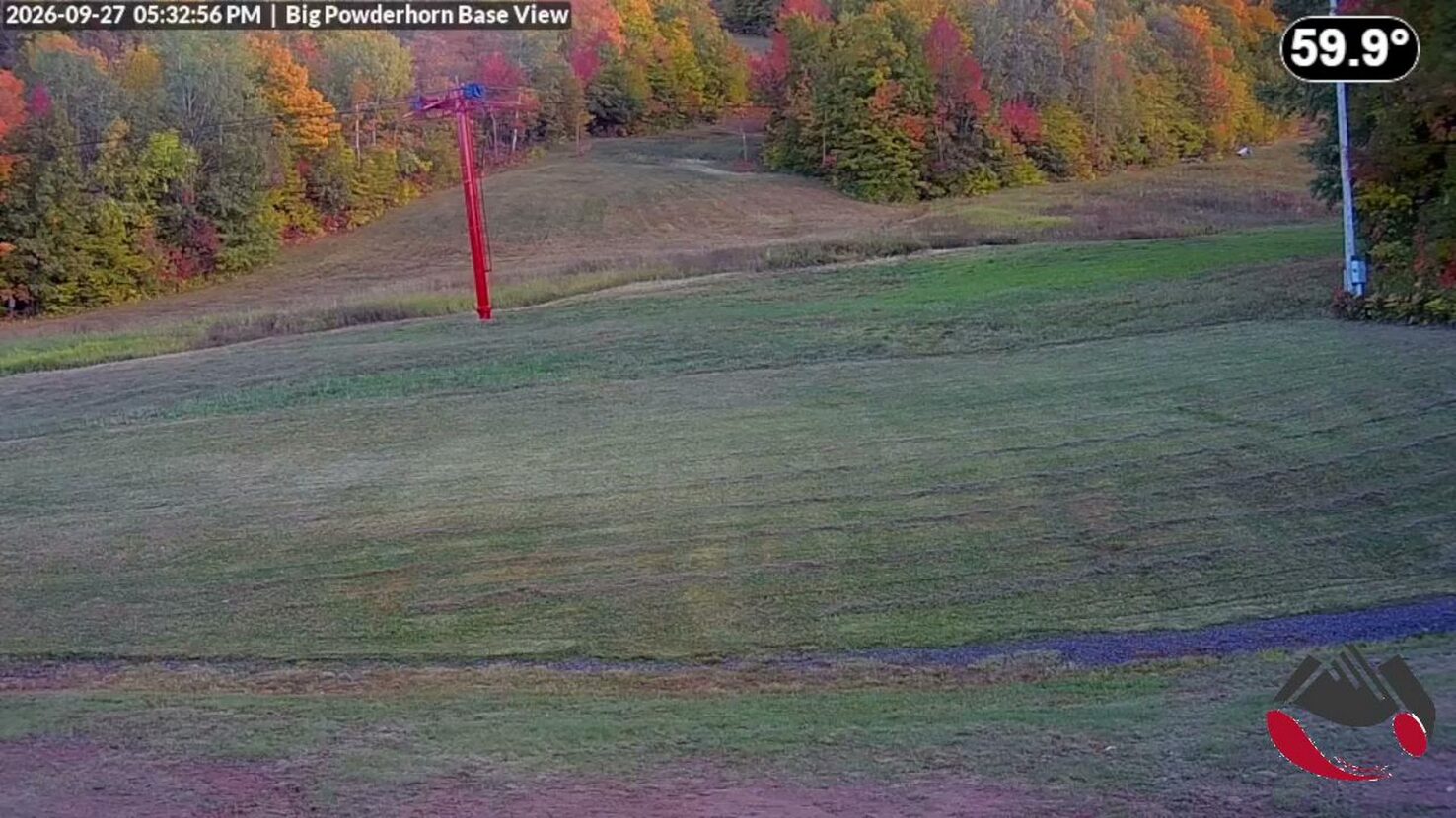 Big Powderhorn Base View webcam