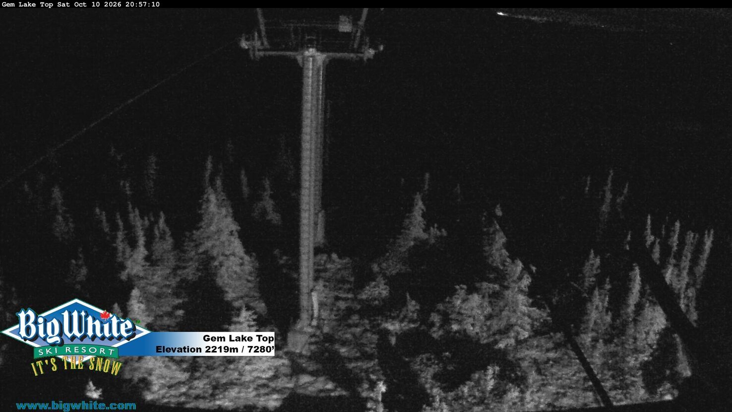 Big White Gem Lake Top webcam