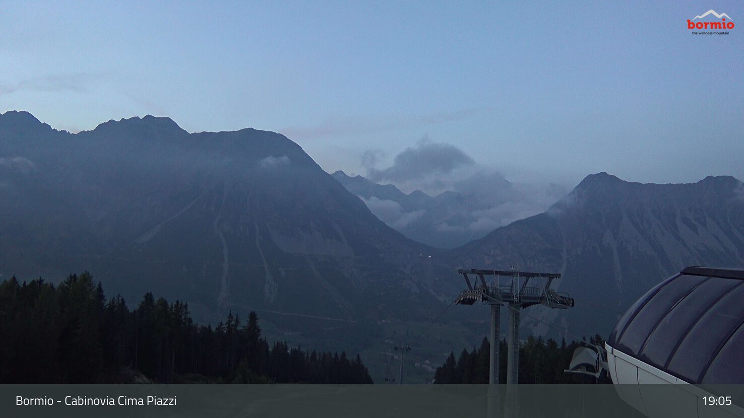 Bormio Cima Piazzi Gondola webcam