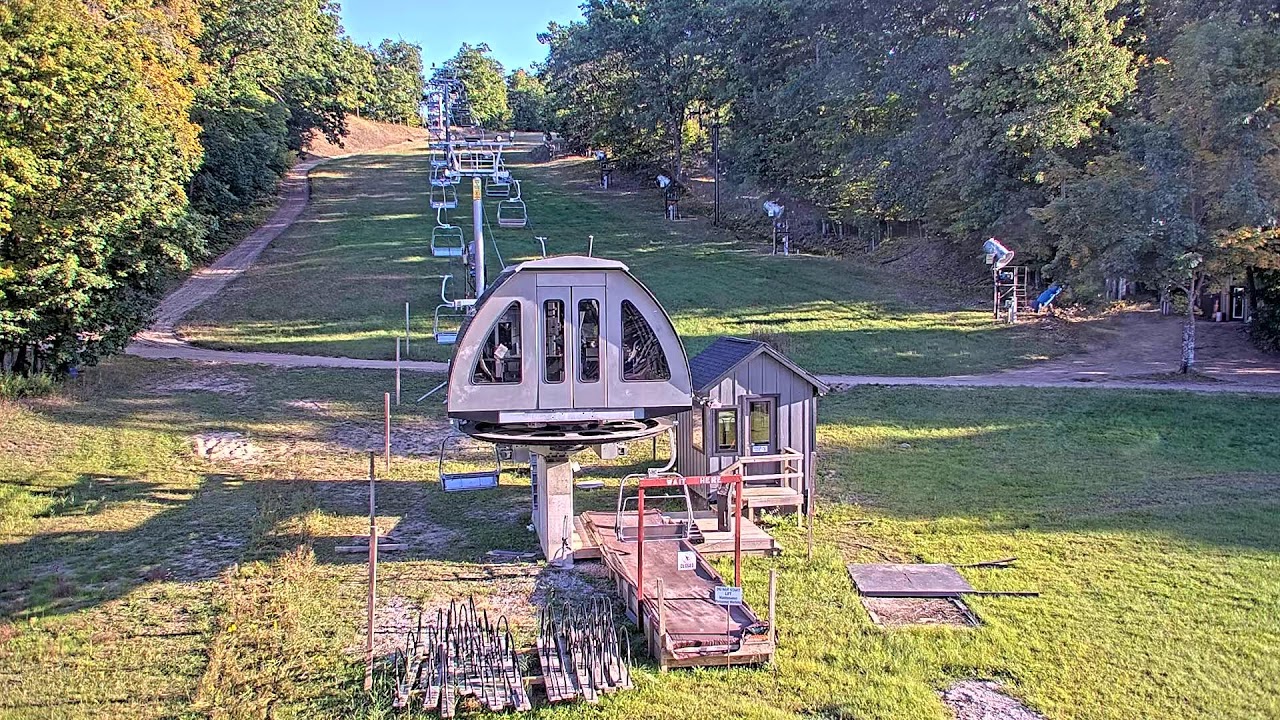 Caberfae East Peak Triple webcam