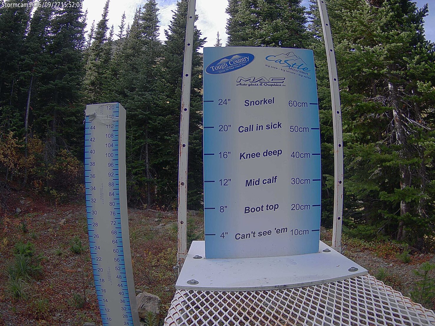 Castle Mountain Stormcam webcam