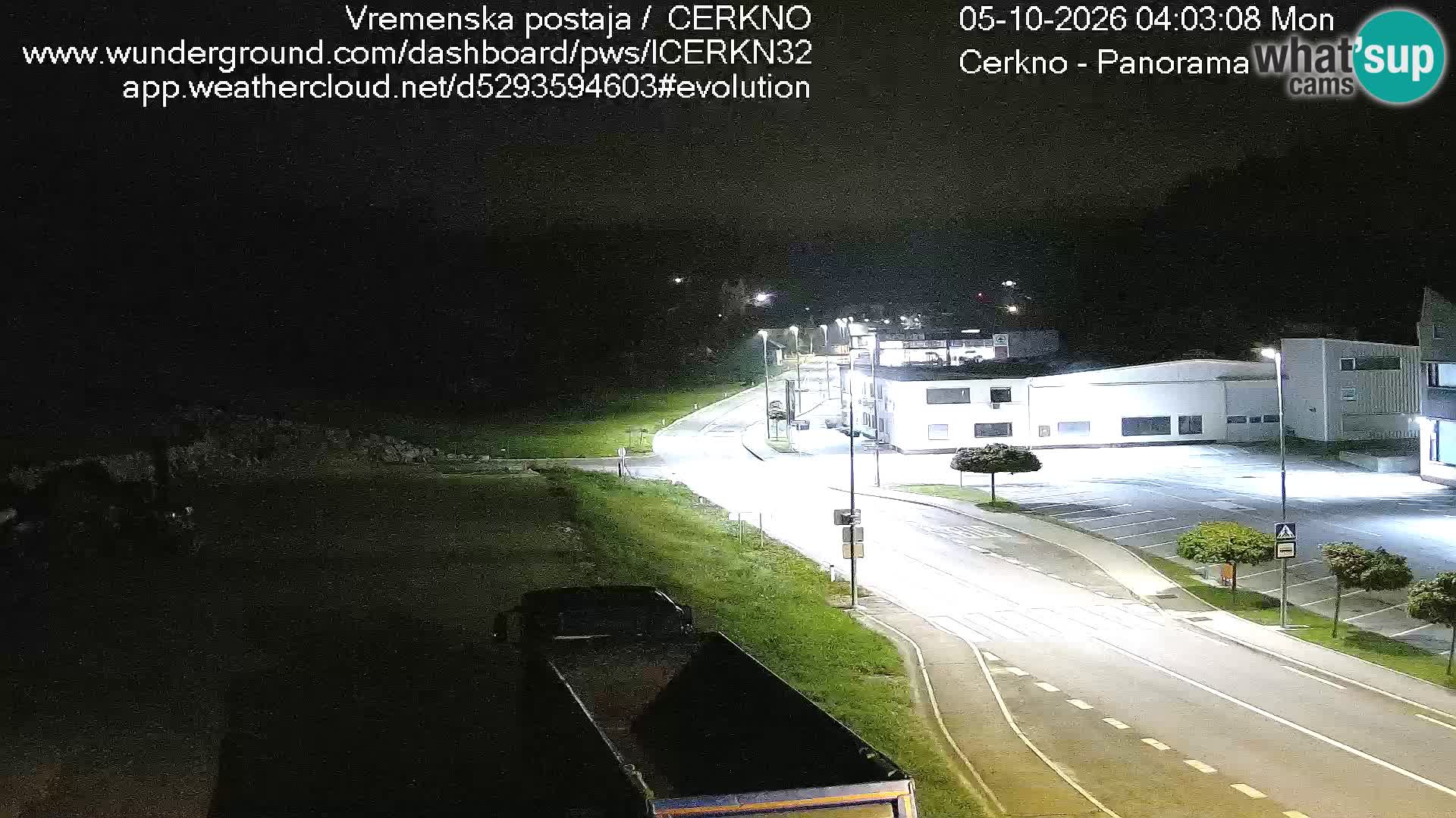 Cerkno Cerkno city entrance webcam