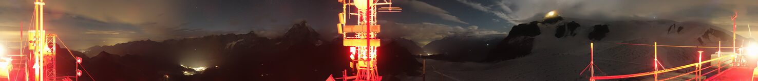 Cervinia Plateau Rosa webcam