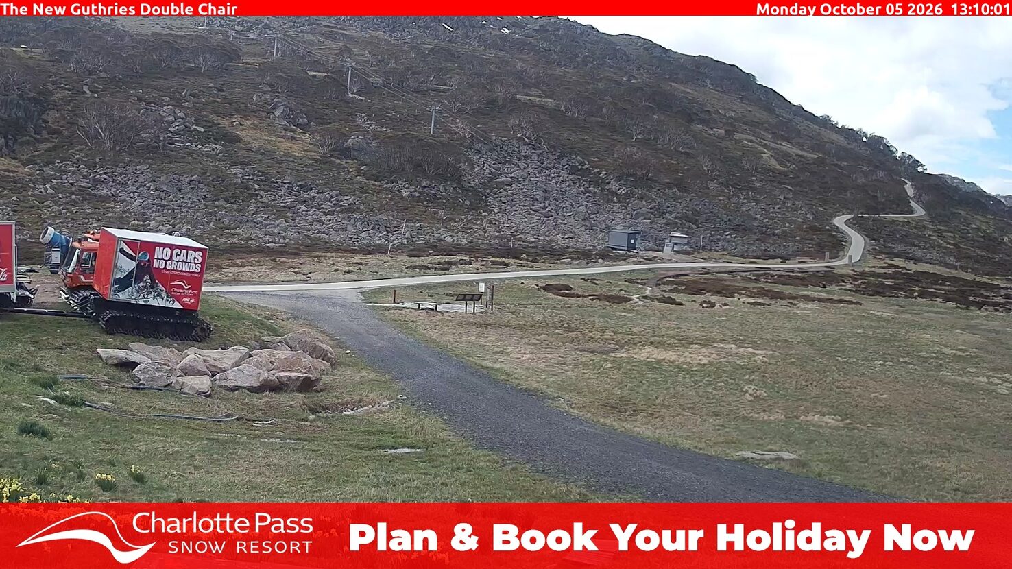 Charlotte Pass Guthries High Speed Poma webcam