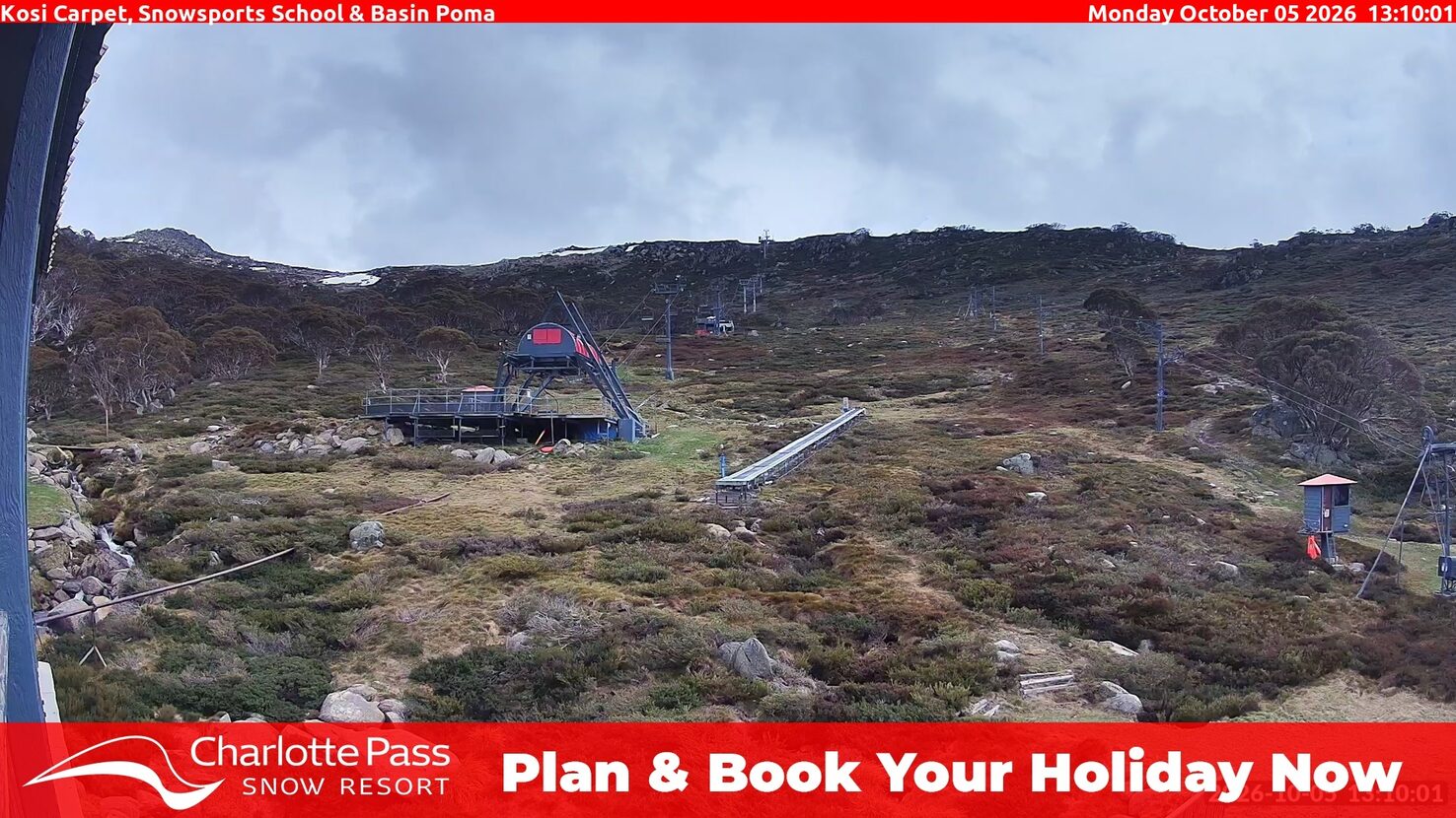 Charlotte Pass Kosciuszko Triple Chair webcam