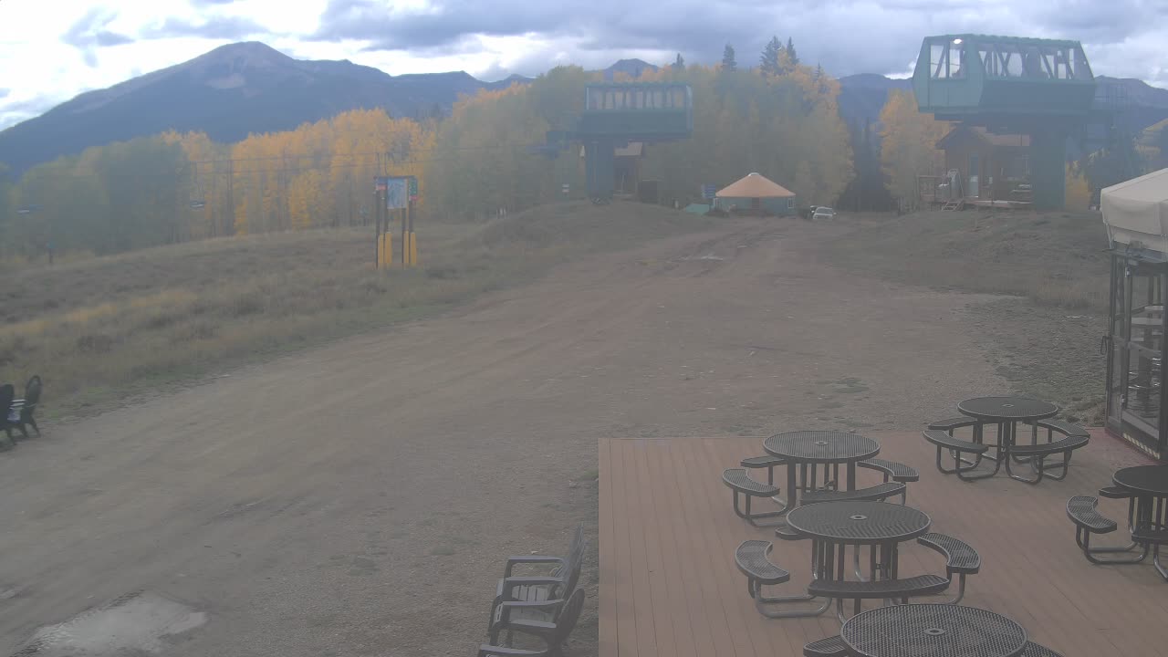 Crested Butte Umbrella Bar at Ten Peaks webcam