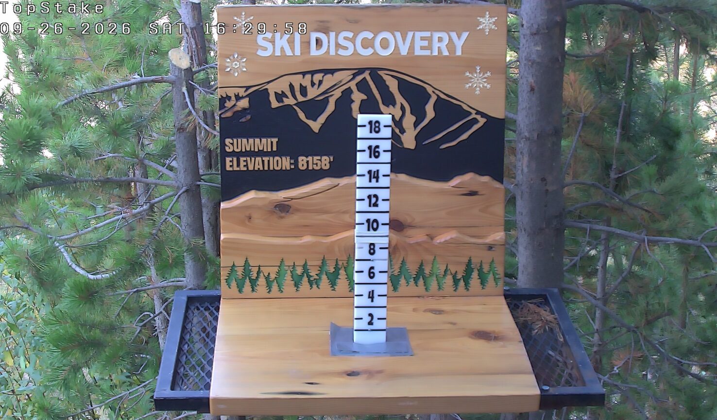 Discovery Ski Area Summit Snow Stake webcam