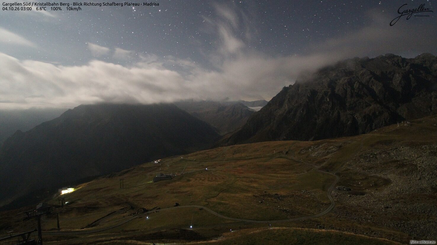 Gargellen Top of Kristallbahn (South) webcam