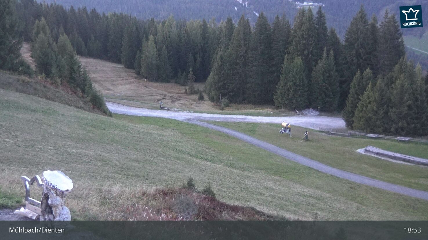 Hochkoenig Top of Kabinenbahn Karbachalm webcam
