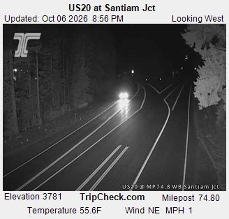 Hoodoo US20 Santiam Junction West webcam