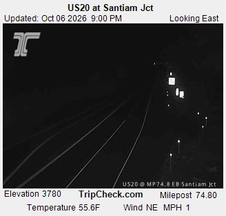 Hoodoo US20 Santiam Junction East webcam