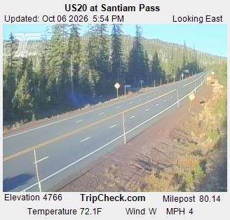 Hoodoo US20 at Santiam Pass webcam