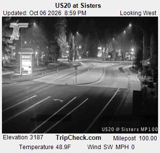 Hoodoo US20 at Sisters webcam