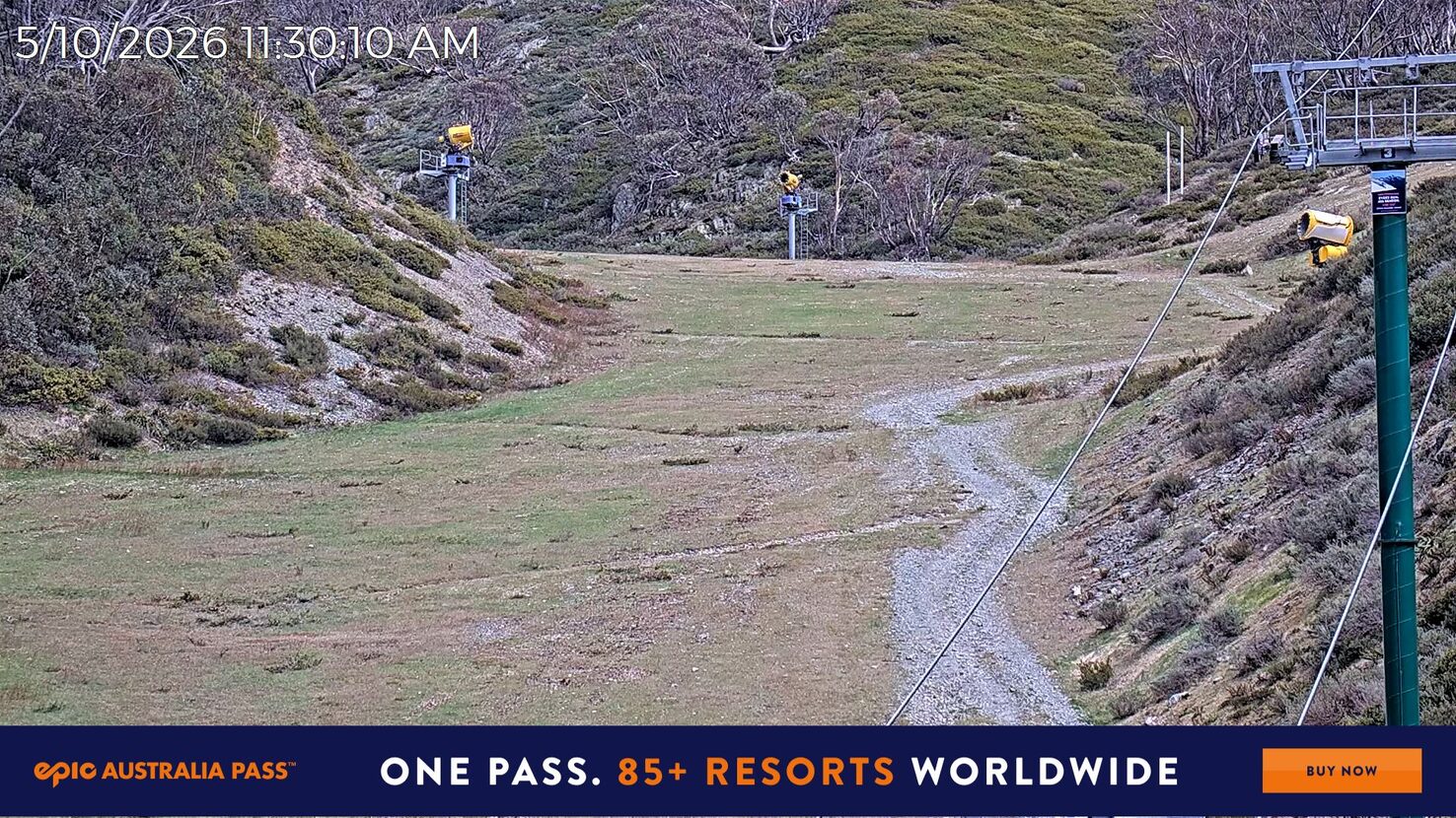 Hotham Slalom Gully webcam