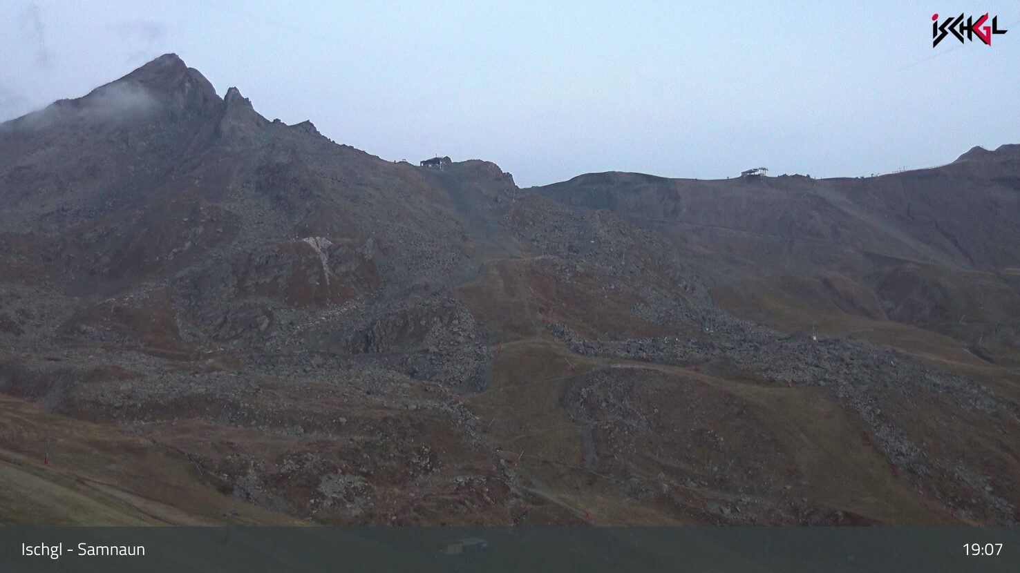 Ischgl Top of Pardatschgratbahn Gondola webcam