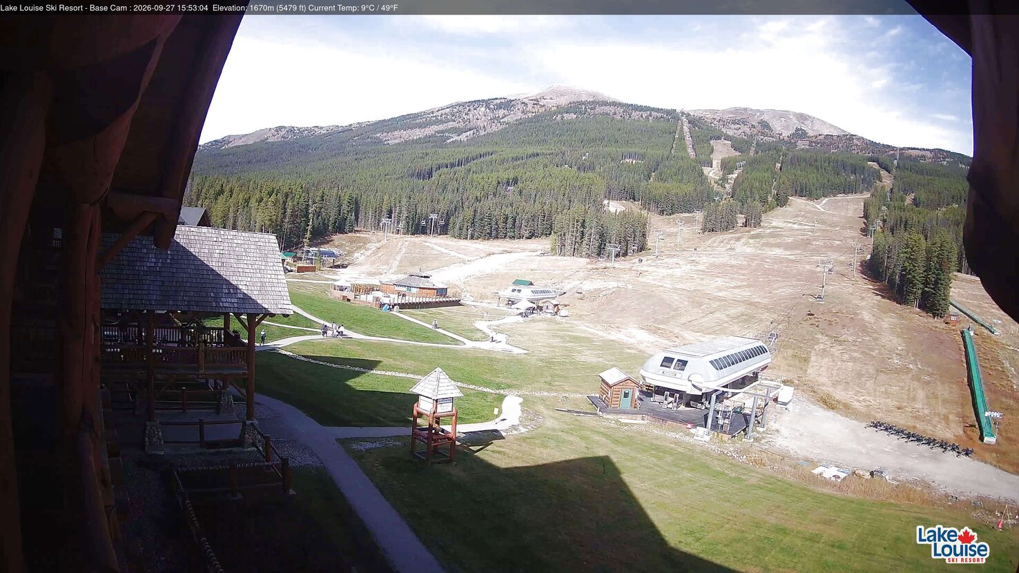 Lake Louise Base Cam webcam