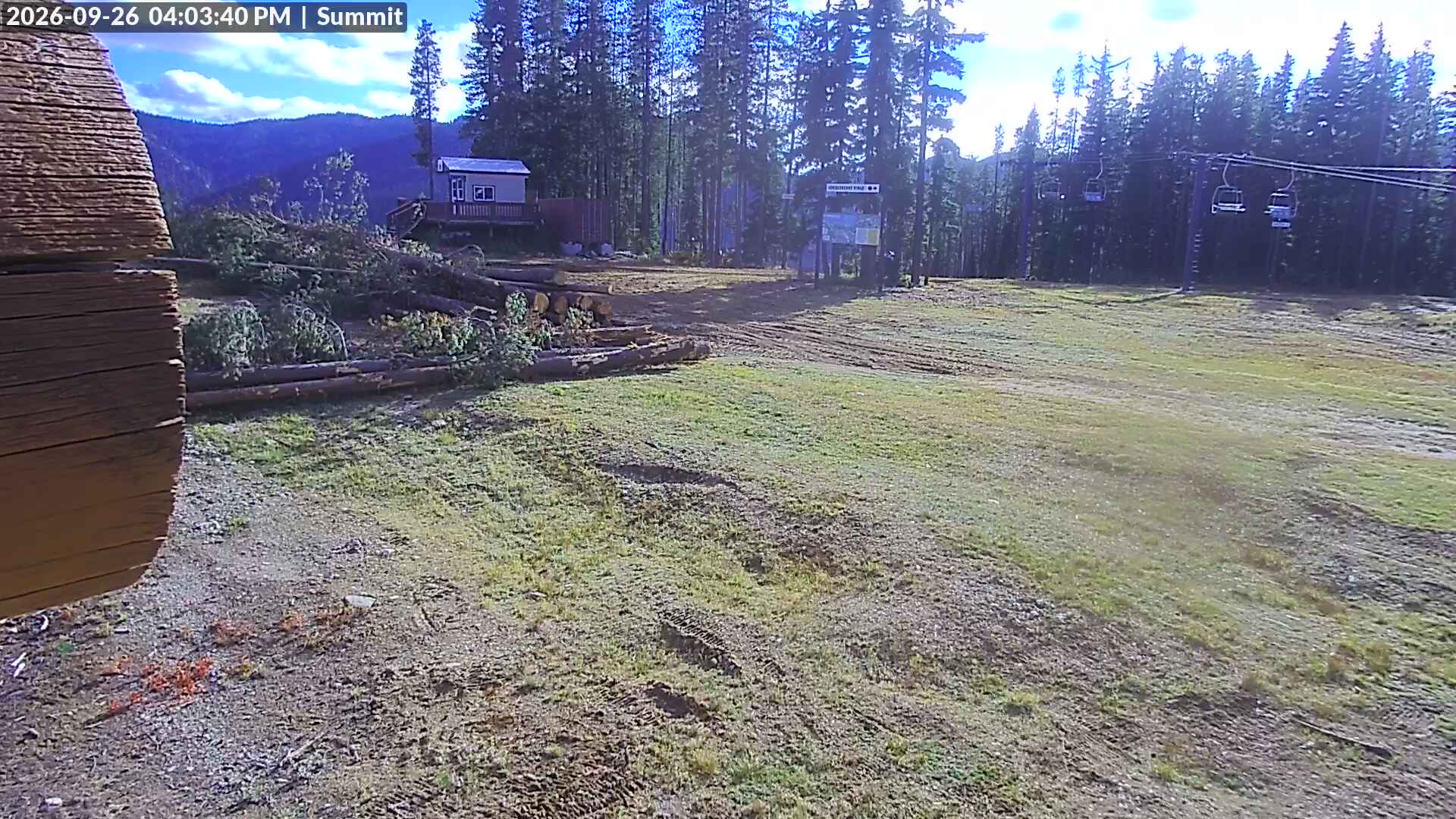 Lookout Pass Summit Patrol Hut webcam