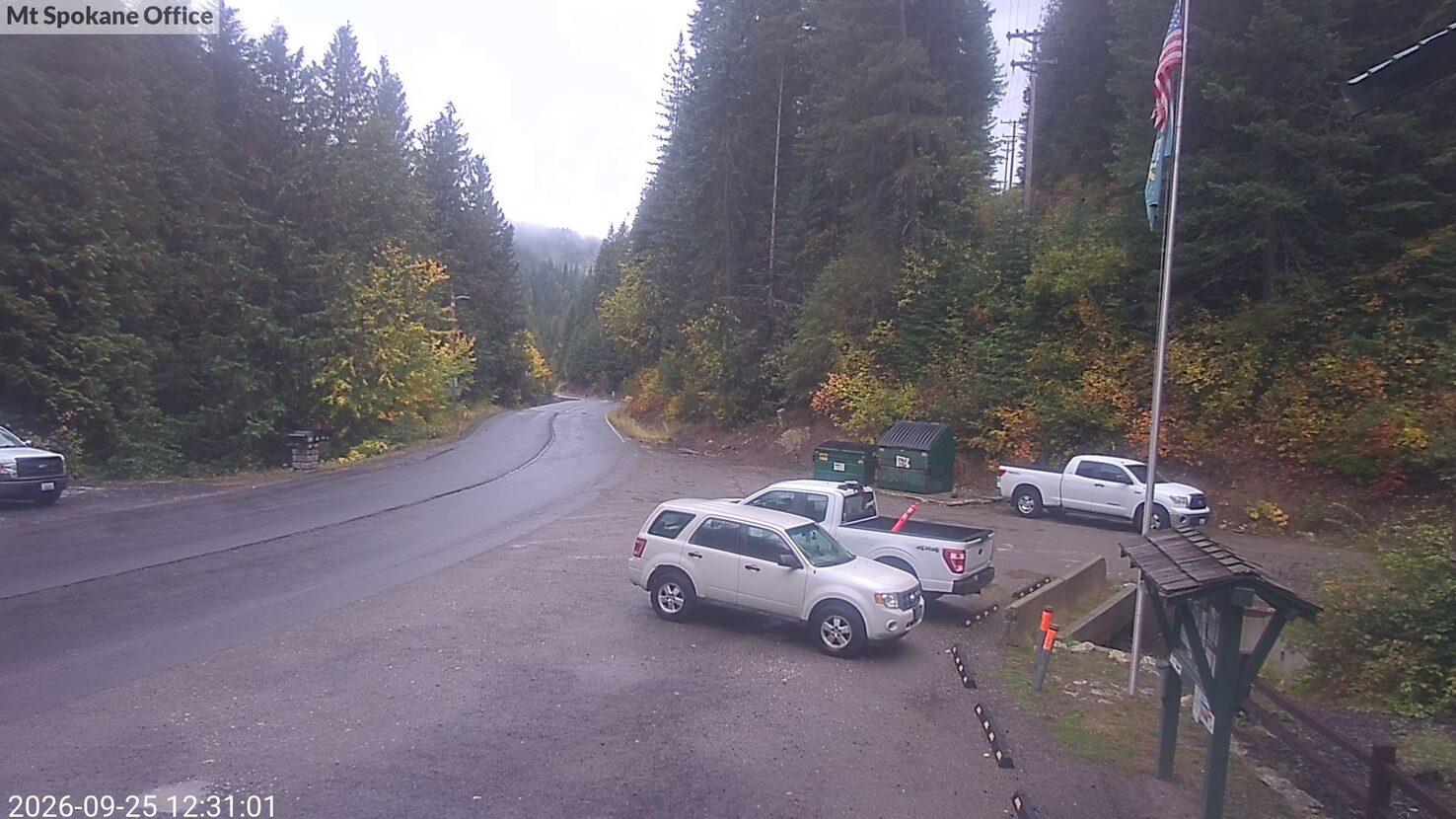 Mt. Spokane Park Office webcam