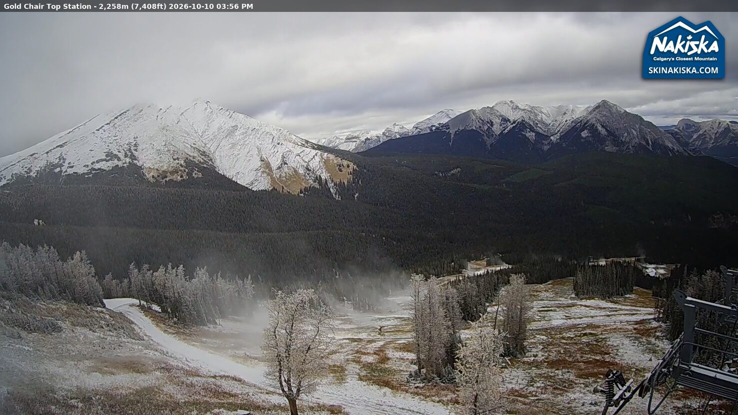 Nakiska Gold Chair Top Station webcam