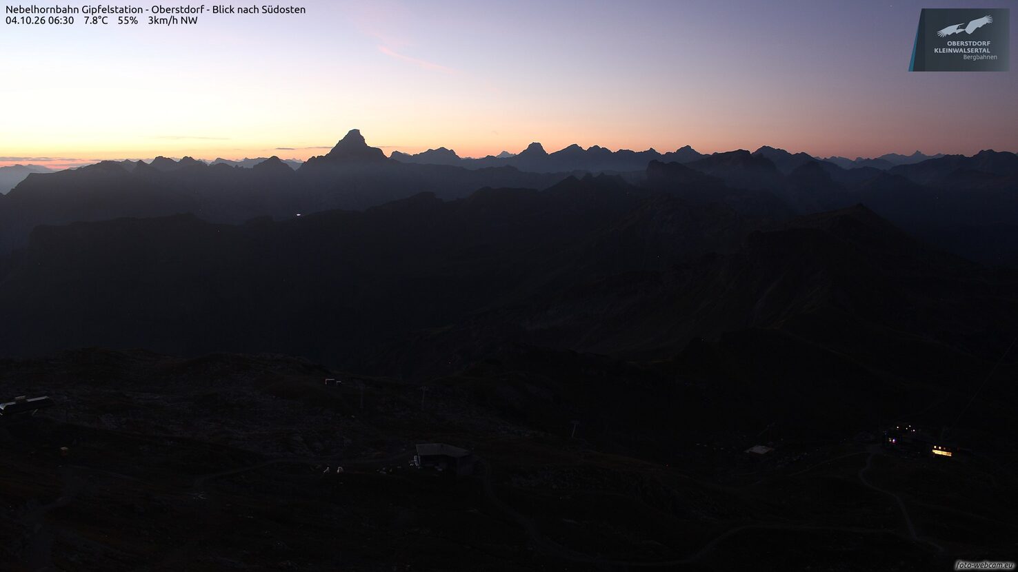 Nebelhorn Top of Nebelhornbahn III webcam