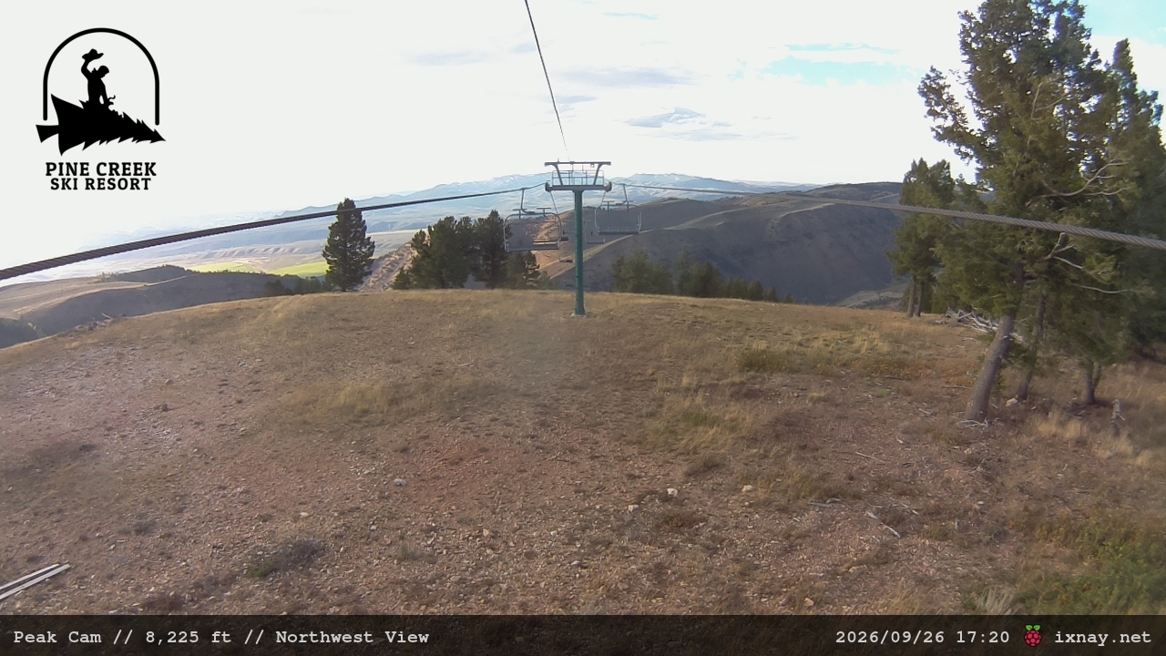 Pine Creek Peak webcam