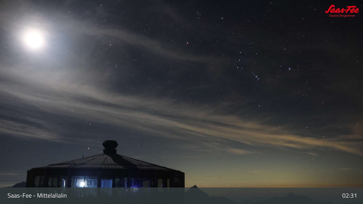 Saas Fee Mittelallalin webcam