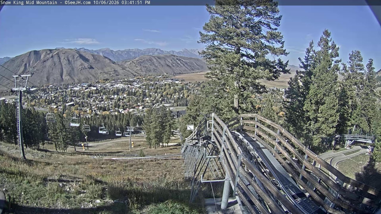 Snow King Mid Mountain webcam