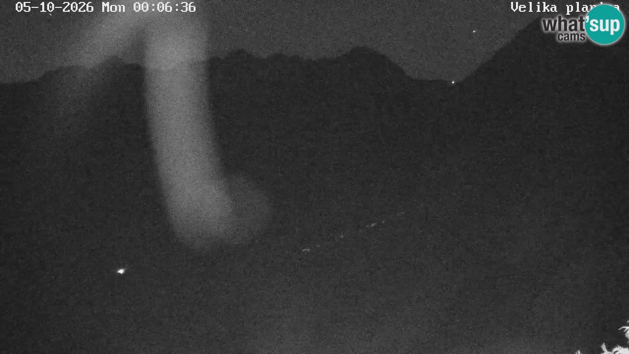 Velika Planina Valley Kamniske Bistrice webcam