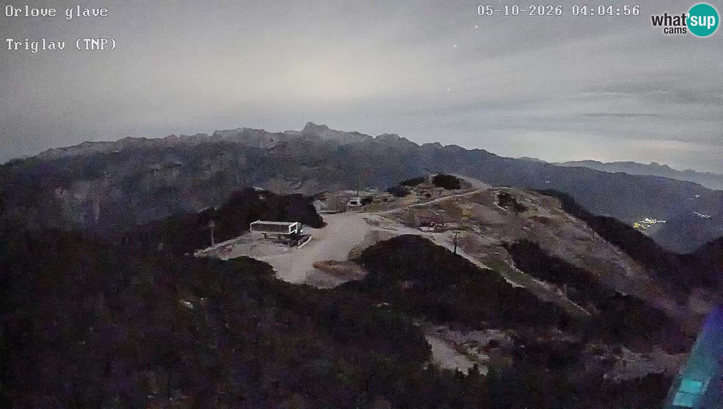 Vogel Vogel Ski Resort View from Orlova Glava to Triglav webcam