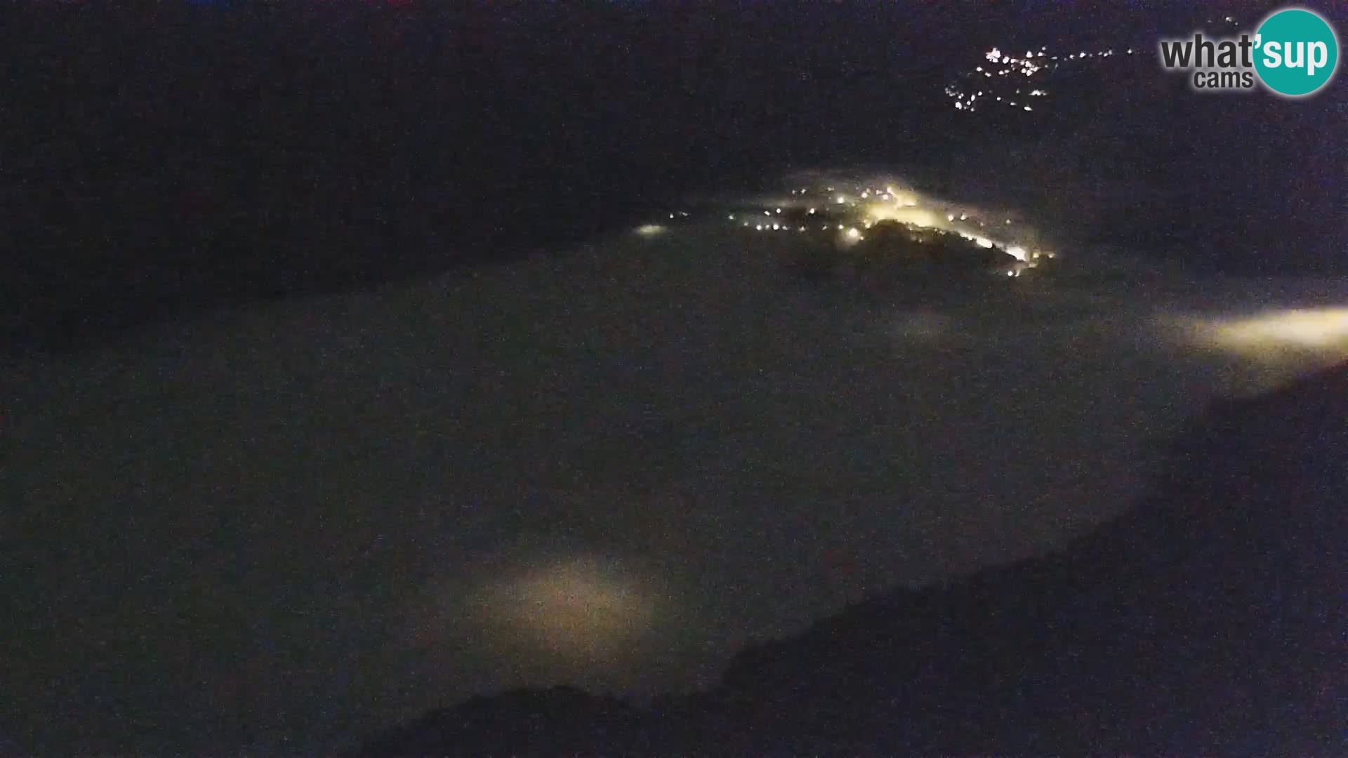 Vogel Bohinj lake and Triglav - view from Vogel ski resort webcam
