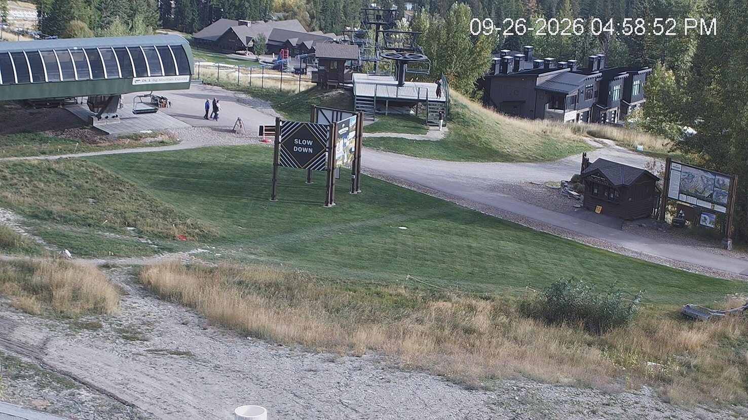 Whitefish Lift Plaza webcam